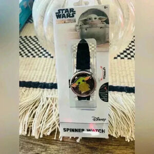 Disney Star Wars Mandalorian The Child / Baby Yoda Grogru /Top Spinner Watch New